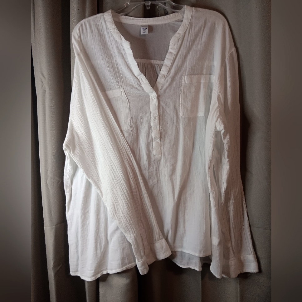Thin White Button Down